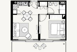 1 bedroom apartment